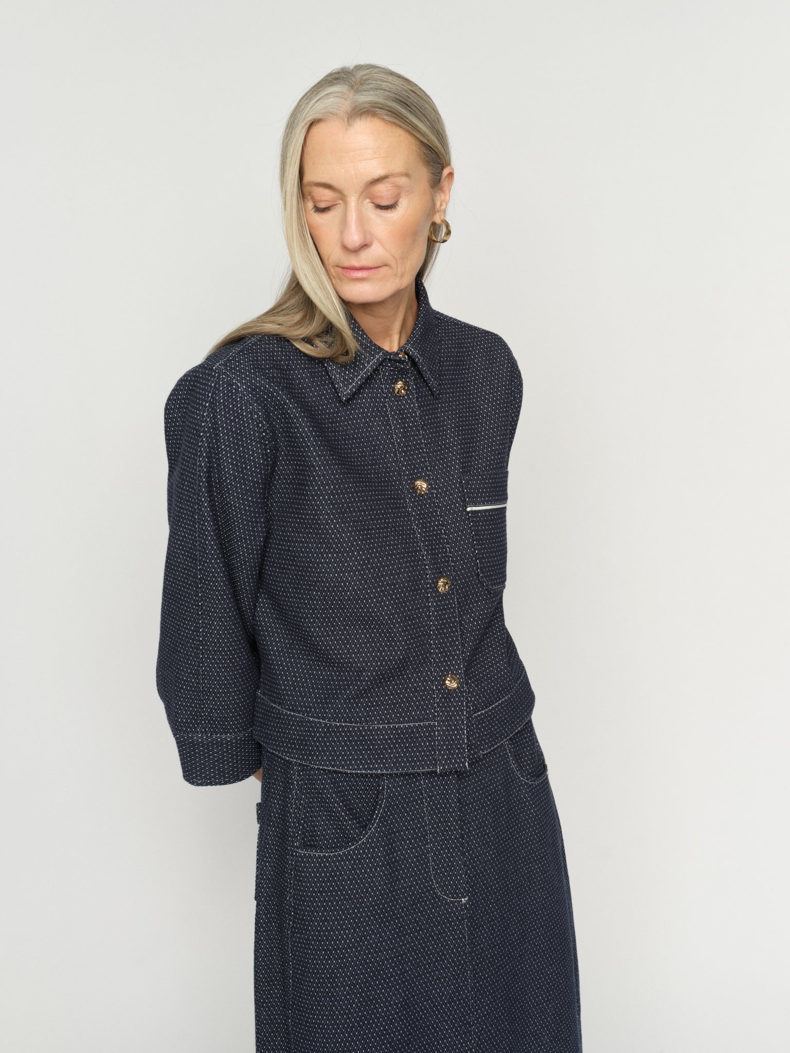 Modelshot / Salute Navy / Detail